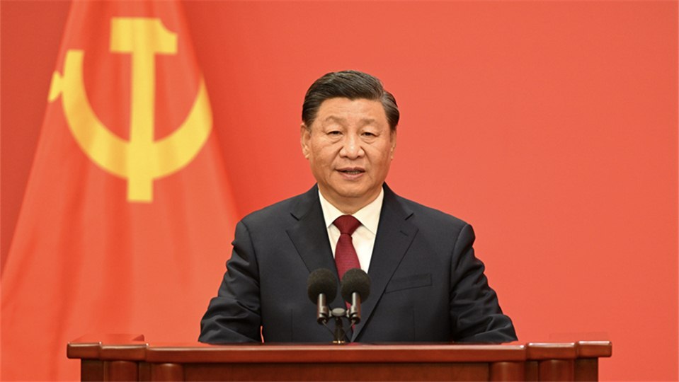 （二十大受權發布）習近平在二十屆中共中央政治局常委同中