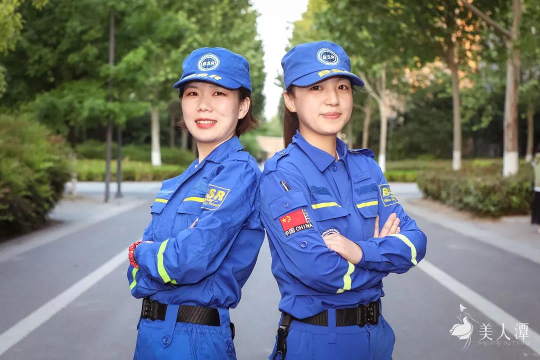 美人潭|職場女神 鄭州紅十字藍天應急救援隊：巾幗不讓須眉，有需要的地方就有藍天