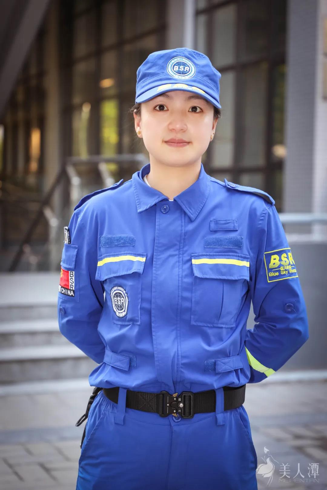 美人潭|職場女神 鄭州紅十字藍天應急救援隊：巾幗不讓須眉，有需要的地方就有藍天